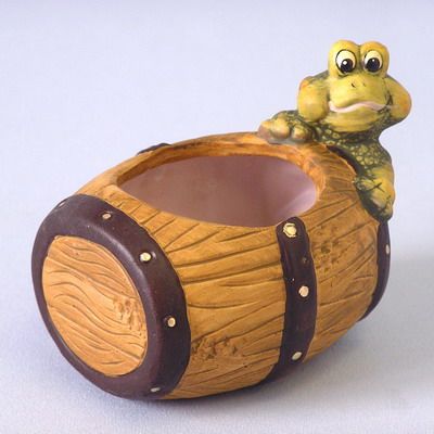 Soudek s �abkou keramika 13x9,5V10,5cm 