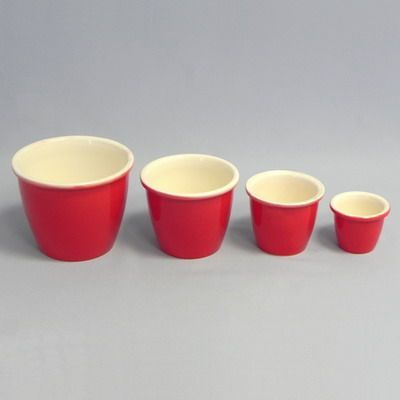 Obal keramika červená II. jakost pr.13,5cm