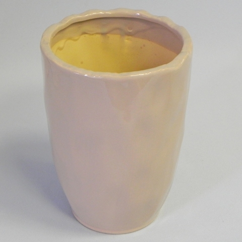 Váza keramika šedá
