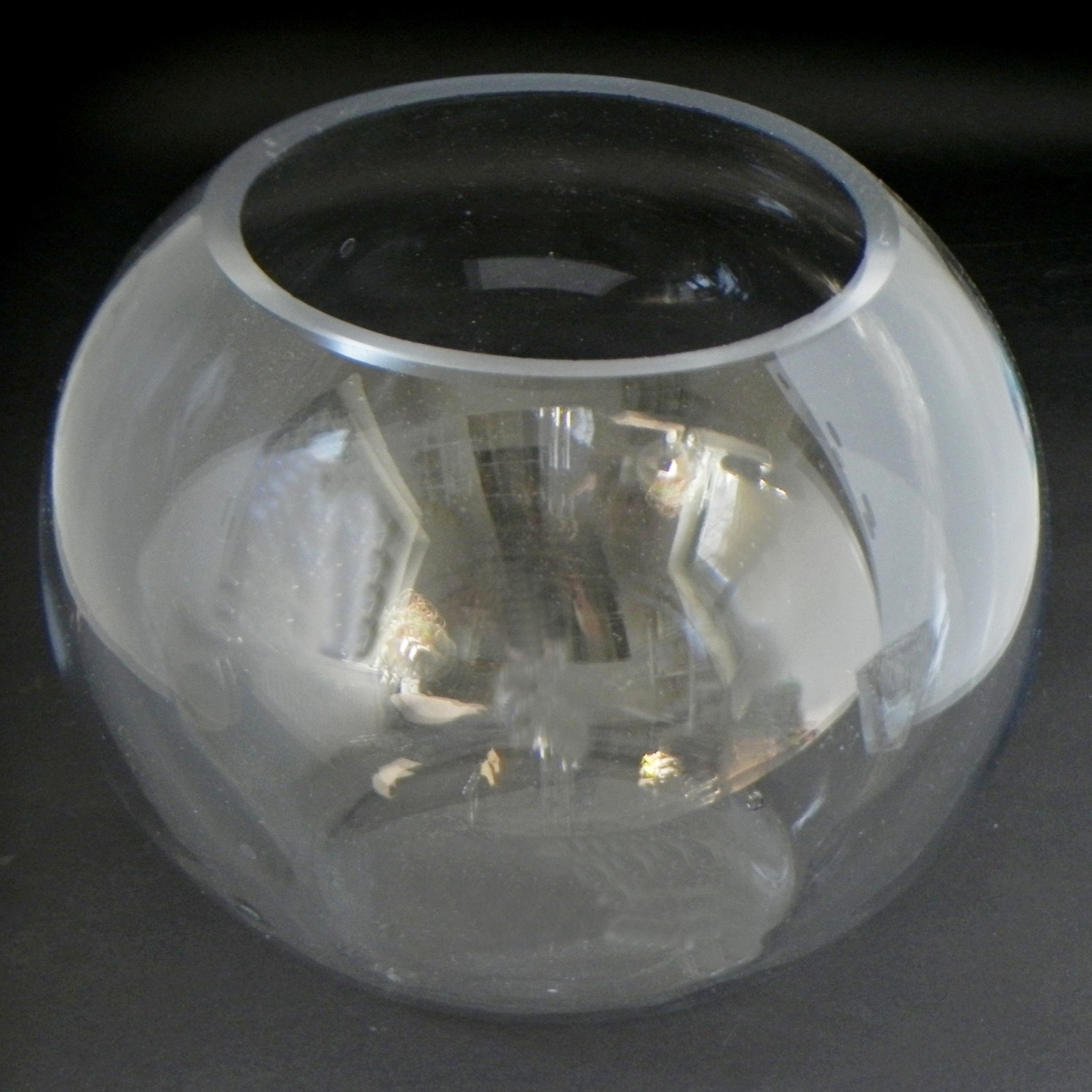 Koule sklo pr.12x10V16,5cm čirá