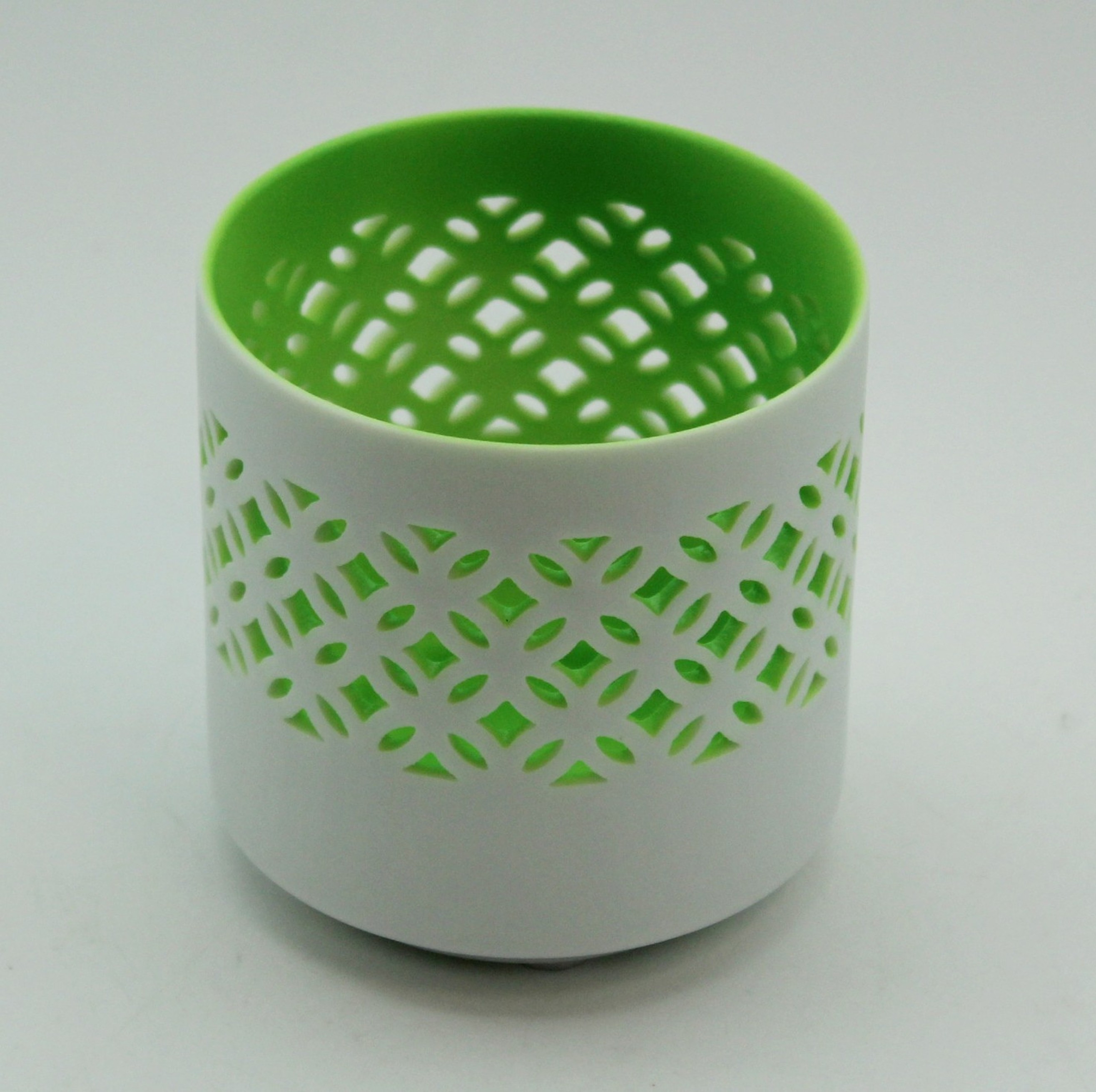 Svícen keramika zelená