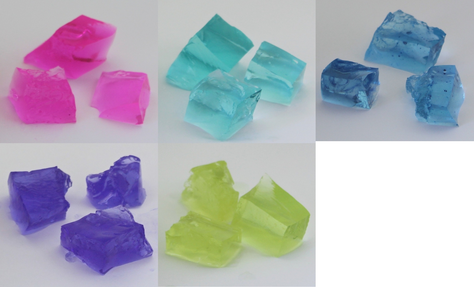 Gelové krystaly substrát 10g/3,5x4cm mix 