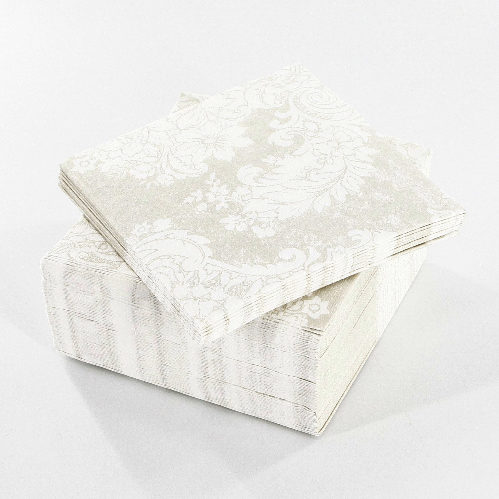Papír ubrousek Napkins D-Lin 40cm royal white 45ks