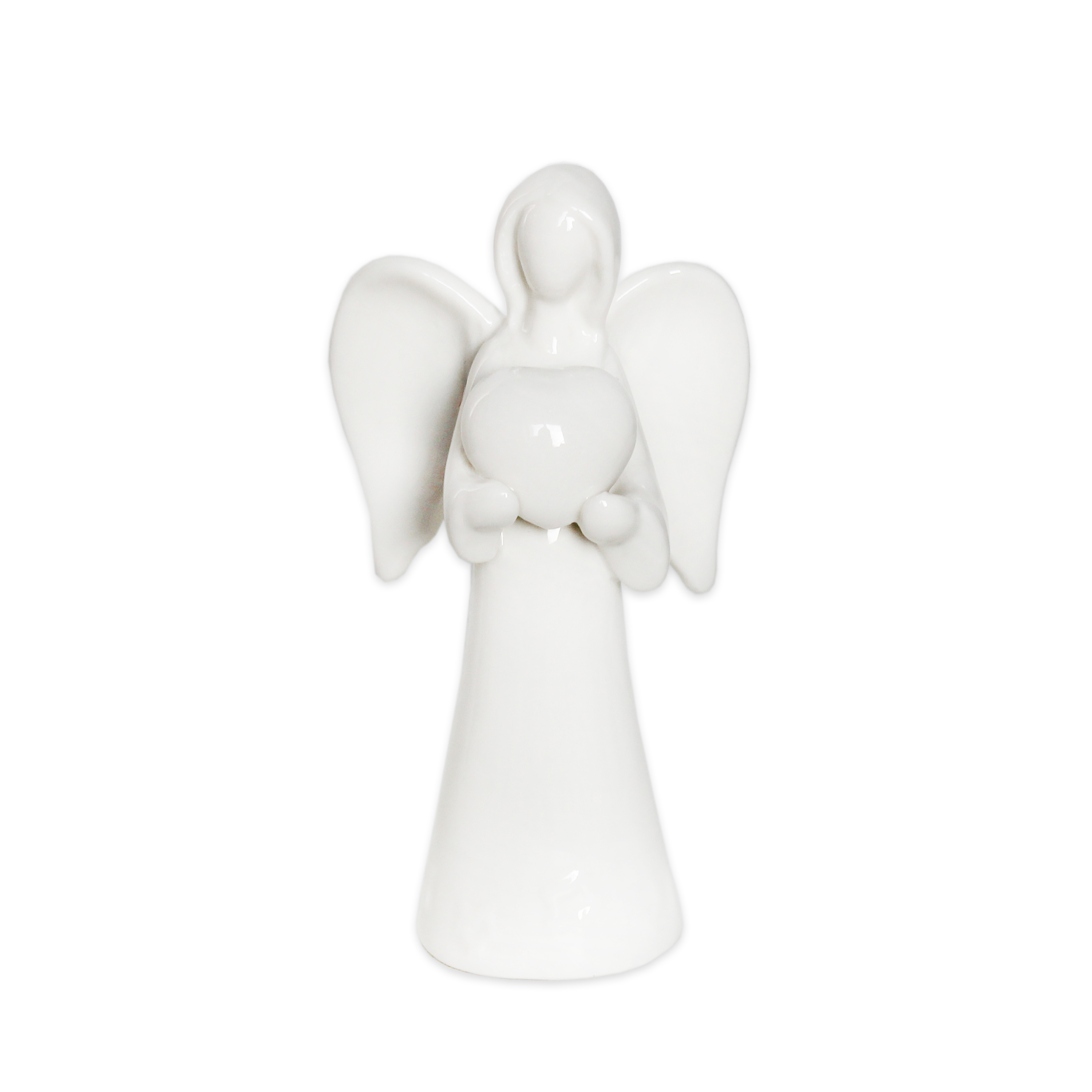 Anděl porcelán 10cm bílá