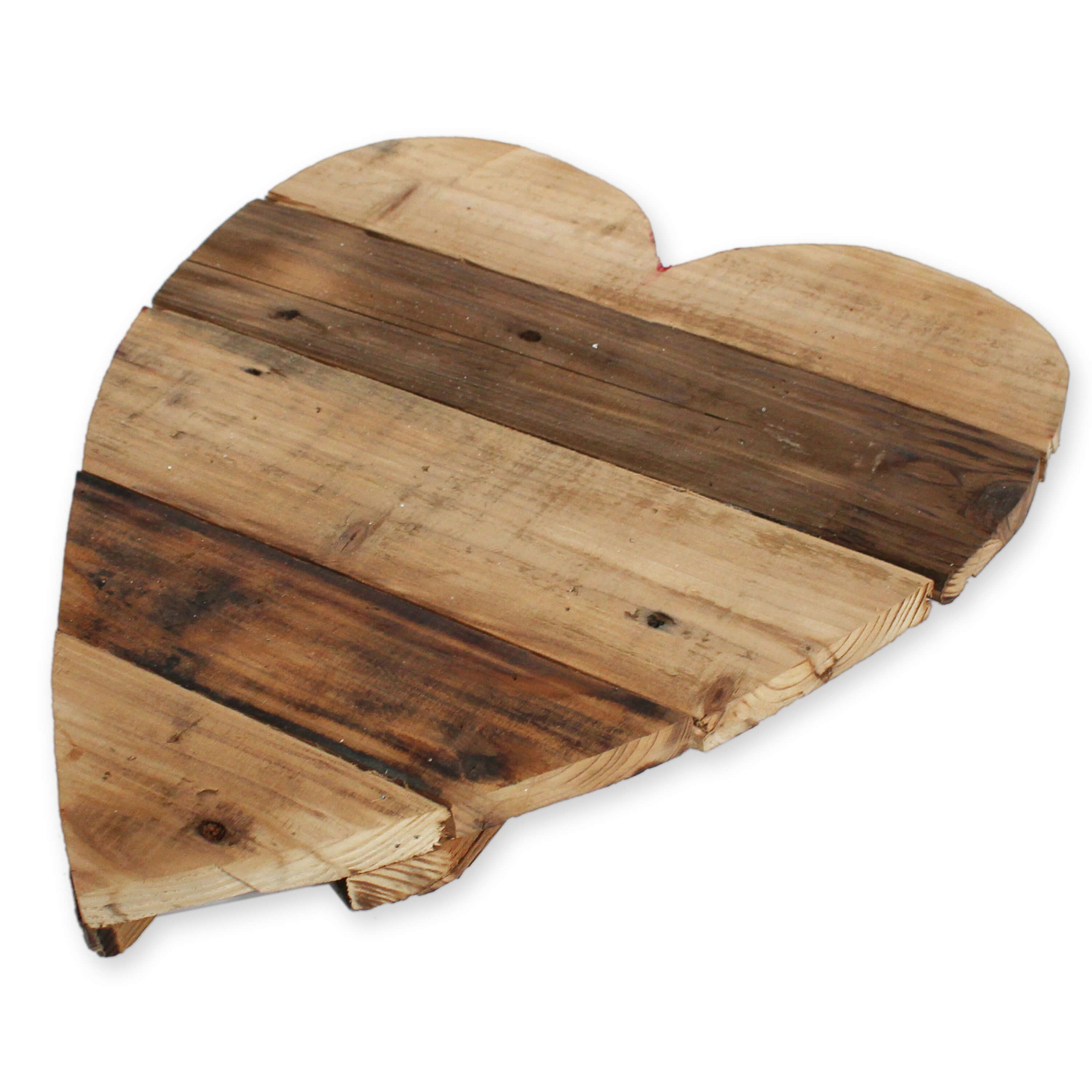 Srdce dřevo 55x67cm natural