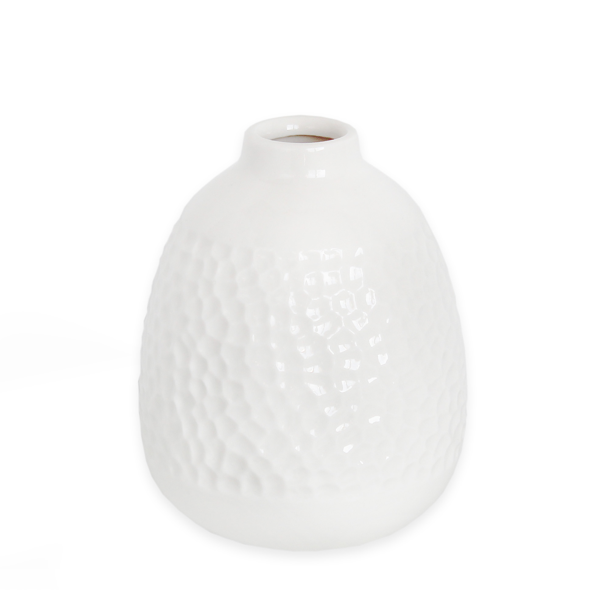 Váza keramika 10cm bílá
