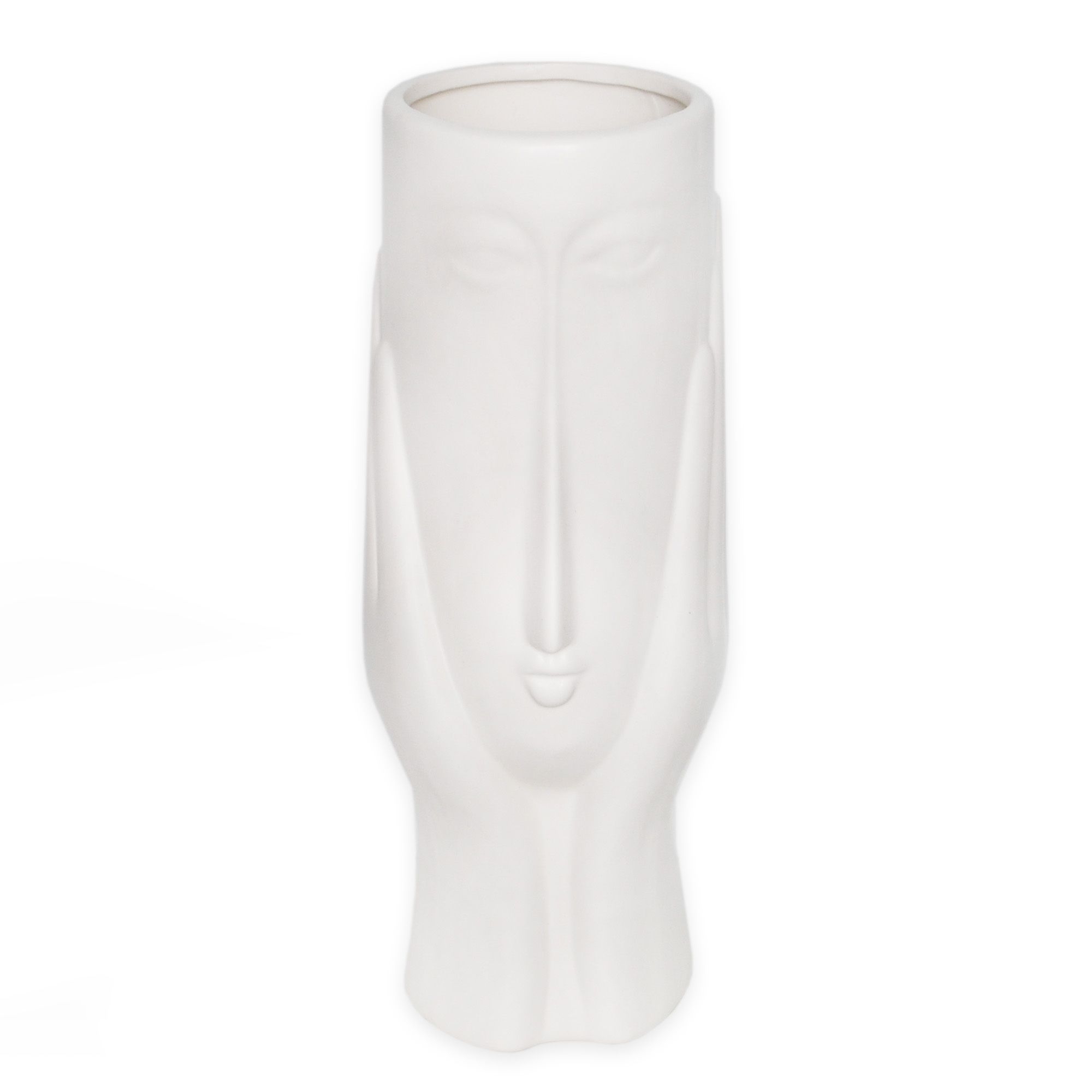 Váza porcelán bílá 30cm