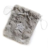 Pytlík dárkový textil 14x16cm šedá