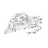 Mini diamanty pvc čirá