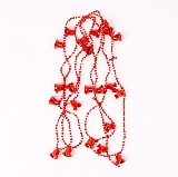 Zvonek řetěz pvc 2cm/2,7m červená