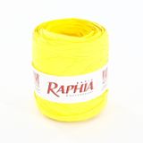 Stuha Rafia Basic 200m - žlutá
