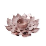 Svícen lotus kov 15cm