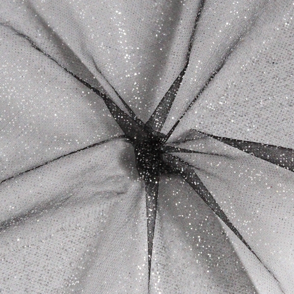 Dekorační látka polyamid 36cm/500cm černá