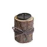Svícen dřevo pr.10V16cm natural