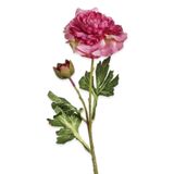Ranunculus textil 40cm růžová