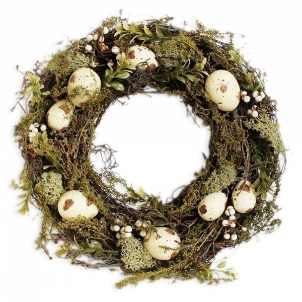 Věnec velikonoční proutí 30cm natural