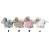 Beránek závěs textil 11cm mix