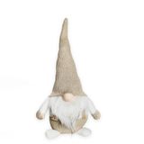 Skřítek vánoční textil 38cm zlatá