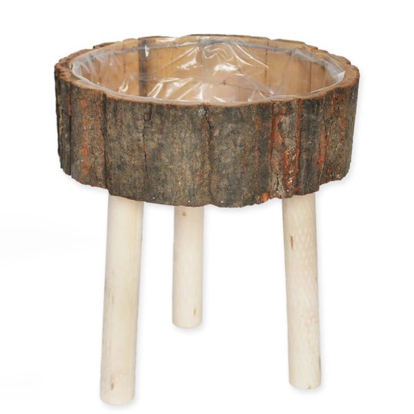 Obal dřevo/nožky 25cm natural