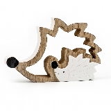 Ježek deko dřevo 30x19cm