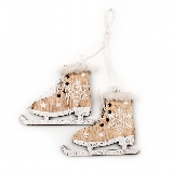 Brusle závěs dřevo 7,8cm natural