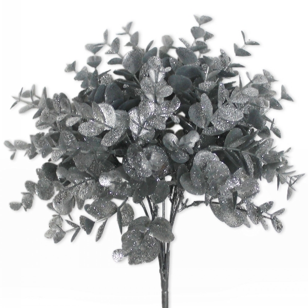 Eucalyptus svazek umělý 28cm stříbrná