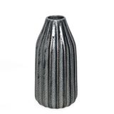 Váza porcelán tm.šedá 30cm