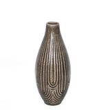 Váza porcelán hnědá 23,5cm