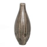 Váza porcelán hnědá 33,5cm