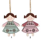 Figurka závěs dřevo 10cm mix