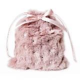 Pytlík dárkový textil 16 cm růžová