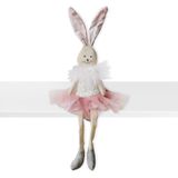Zajíc nohatý textil 45cm