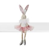 Zajíc nohatý textil 31cm