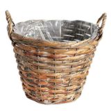 Koš obal proutí pr.23V18cm natural