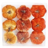 Dýně textil 9ks/7,5 oranž mix