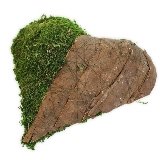 Srdce mech/kůra 25cm natur