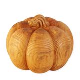 Dýně polyresin 16cm motiv dřevo