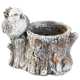 Pařez obal vánoční keramika 27,5cm