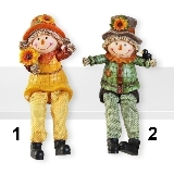Strašák nohatý polyresin 10cm mix