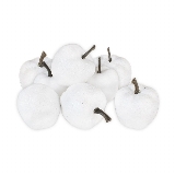 Jablka pěna 8ks/2,5cm bílá
