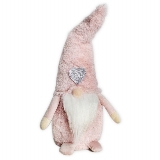 Skřítek textil 35cm růžová