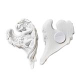 Anděl polyston 2ks/7cm bílá