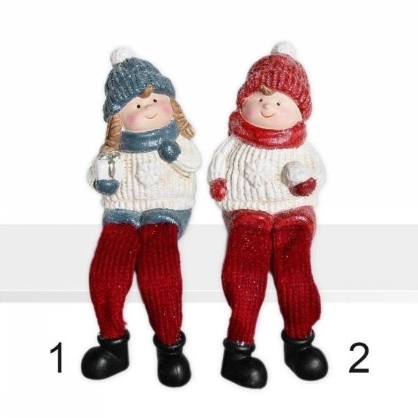 Děti notahé keramika 10,3cm červený mix