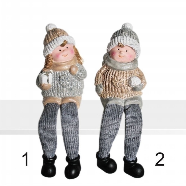 Děti notahé keramika 10,3cm natural mix