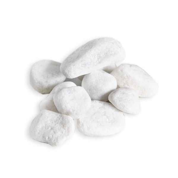 Kamínky 2-4cm 4kg pvc bag přírodní bílé
