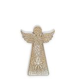 Anděl porcelán 12,1cm bílá
