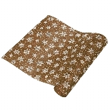 Juta vločky 36cm/5m natural/bílá