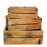 Bedýnky dřevo 3ks/40cm