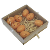 Vajíčka pvc 12ks/4cm oranžová